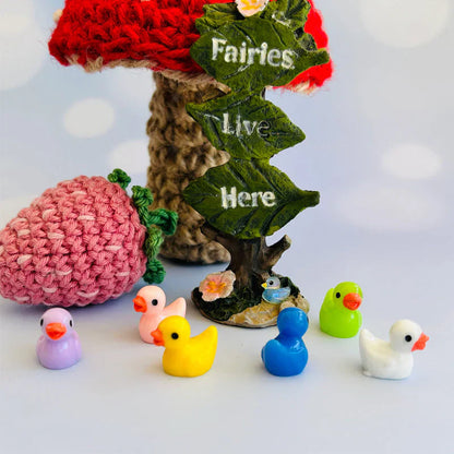 Mini Yellow Duck Decoration