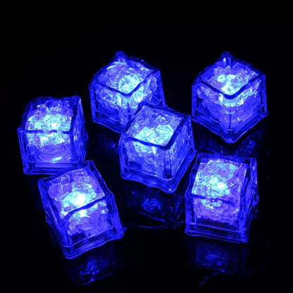 Led Ice Cube Lights - Multicoloured Lighting Set (12 Pieces)