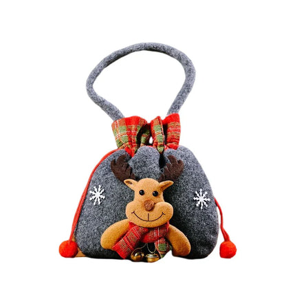 Christmas Gift Bags in Doll Style