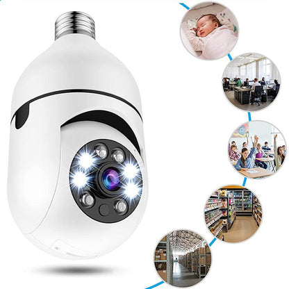 Smart Wireless Surveillance Camera with Integrated Lamp