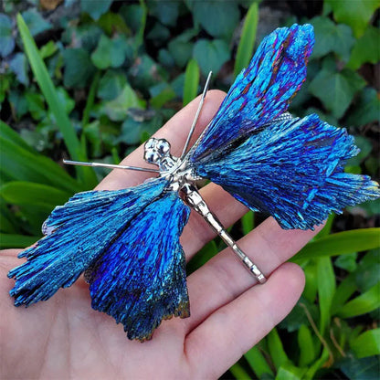 Colourful Crystal Dragonfly Decoration