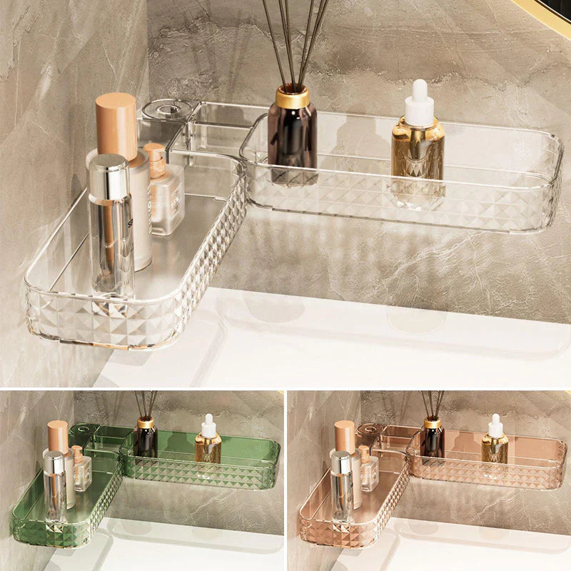 Rotatable Corner Wall Shelf - Space - Saving Storage