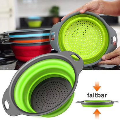 Silicone Folding Basket - Versatile, Space - Saving, Practical