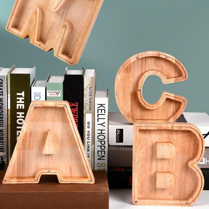 Customisable Letter Money Box - Learning & Saving Combined