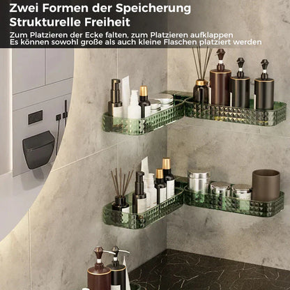 Rotatable Corner Wall Shelf - Space - Saving Storage