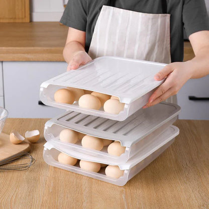 Practical Egg Holder with Rolling Mechanism