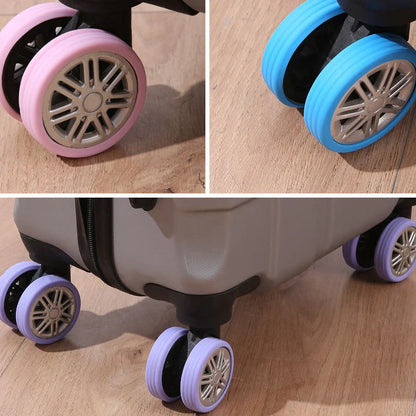 Silicone Protective Covers for Suitcase Castors - Protection & Noise Reduction