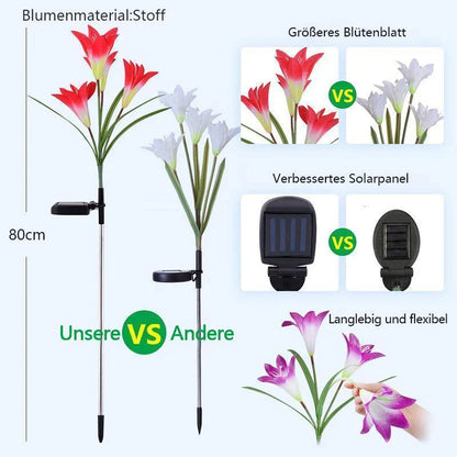 Solarlilies - Romantic Illuminated Flowers for Your Garden