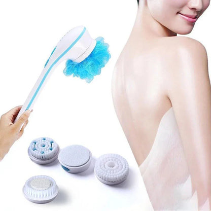 Electric Body Brush with 5 Attachments - Cleansing and Relaxation in One