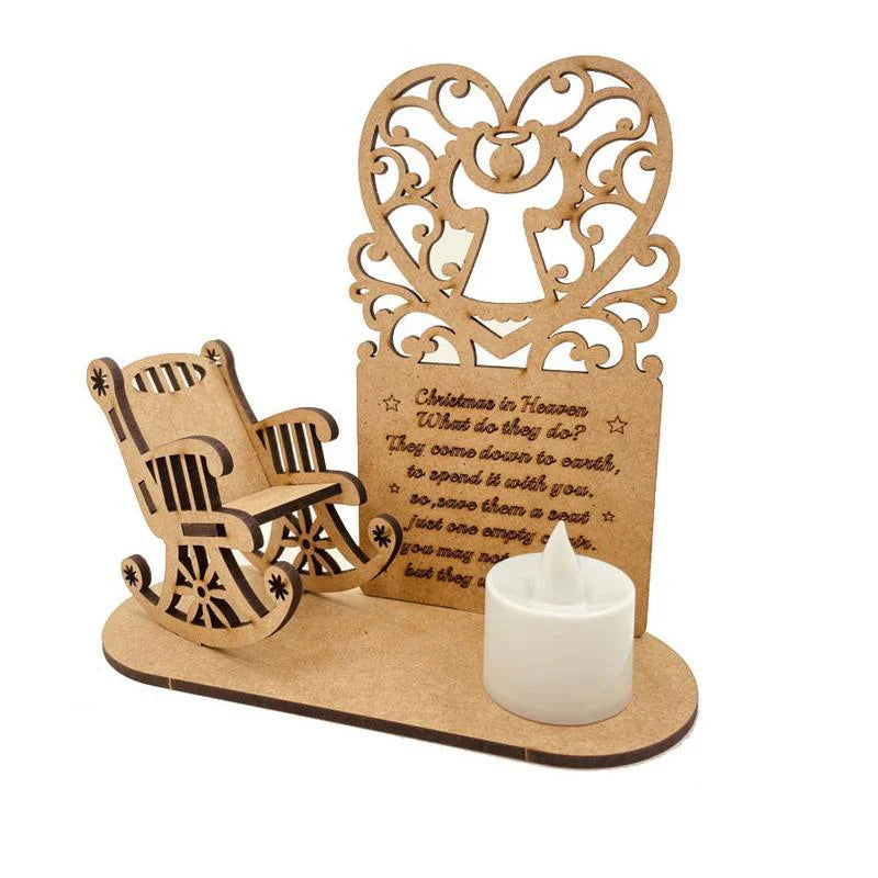 Christmas Wooden Candle Holder