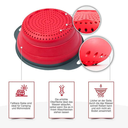 Silicone Folding Basket - Versatile, Space - Saving, Practical