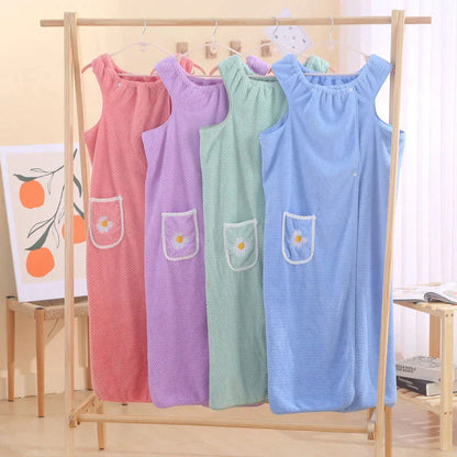 Comfortable 2 - In-1 Bathrobe - Perfect for Home & Spa!