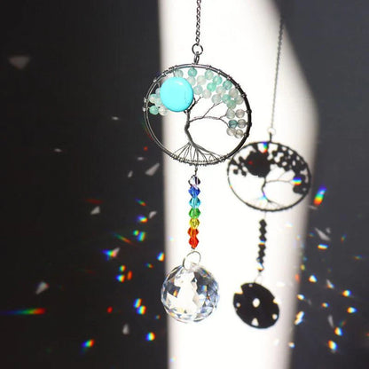 Funkelndes Kristall - Windspiel - Magical Light Show for Indoors & Outdoors