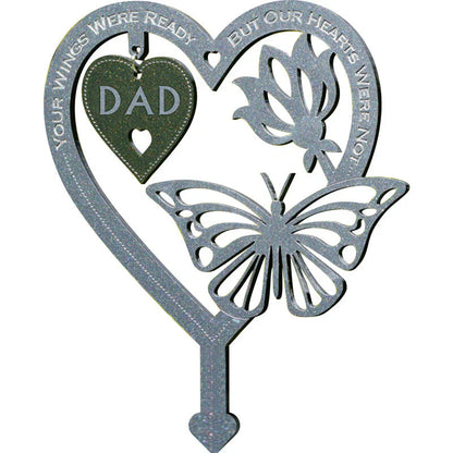 Memory Butterfly Decoration with Heart