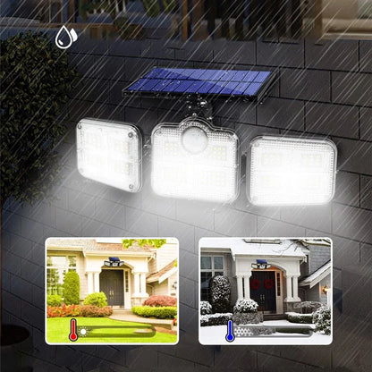 Solar Wall Light with Motion Detector and Remote Control