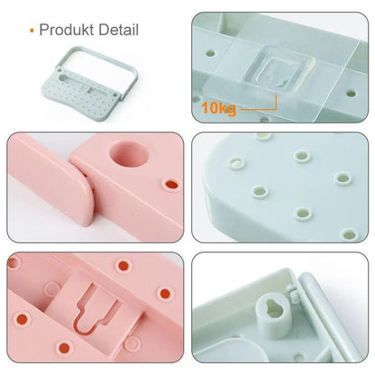 Wall Shelf for Shoes with Integrated Holder