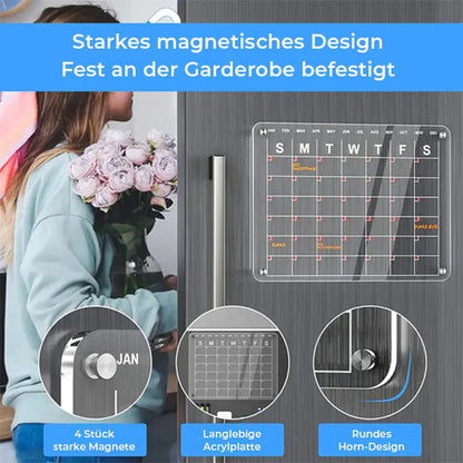 Magnetic Fridge Planner with Memo Set