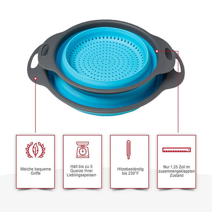 Silicone Folding Basket - Versatile, Space - Saving, Practical