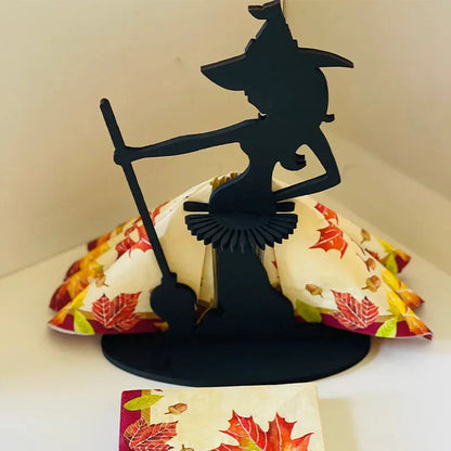 Witchcraft - Wooden Napkin Holder for Magical Table Decorations