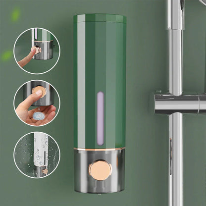 Wall - Mounted Liquid Soap Dispenser with Pump Mechanism
