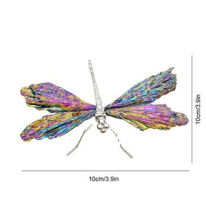 Colourful Crystal Dragonfly Decoration