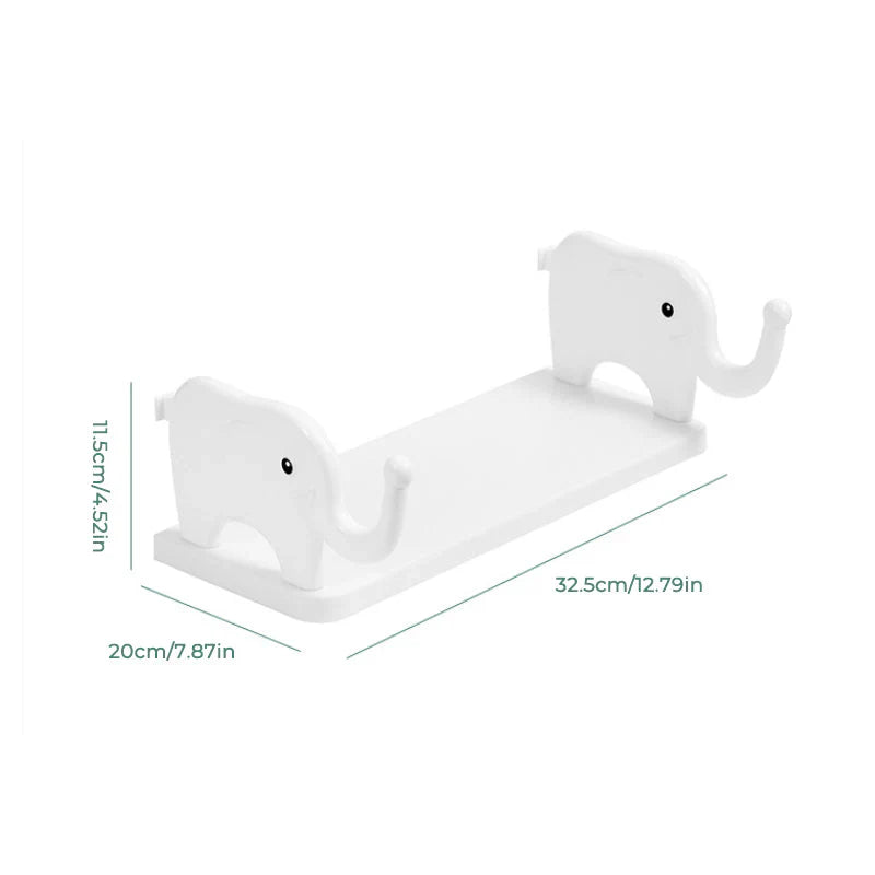 Multifunctional Elephant Shelf - Stylish Storage with Charm