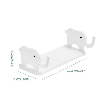 Multifunctional Elephant Shelf - Stylish Storage with Charm