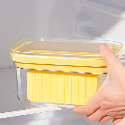 Butter Dish with Integrated Cutting System