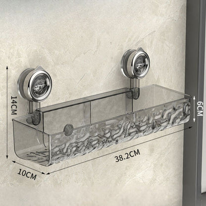 Suction cup corner shelf