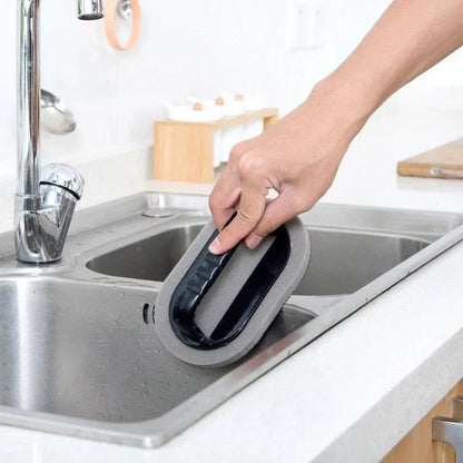 Sponge Brush with Handle for Effortless Cleaning