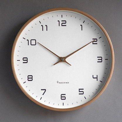 Scandinavian Wooden Wall Clock