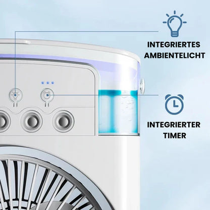 Compact Mini Cooler with Light and Timer