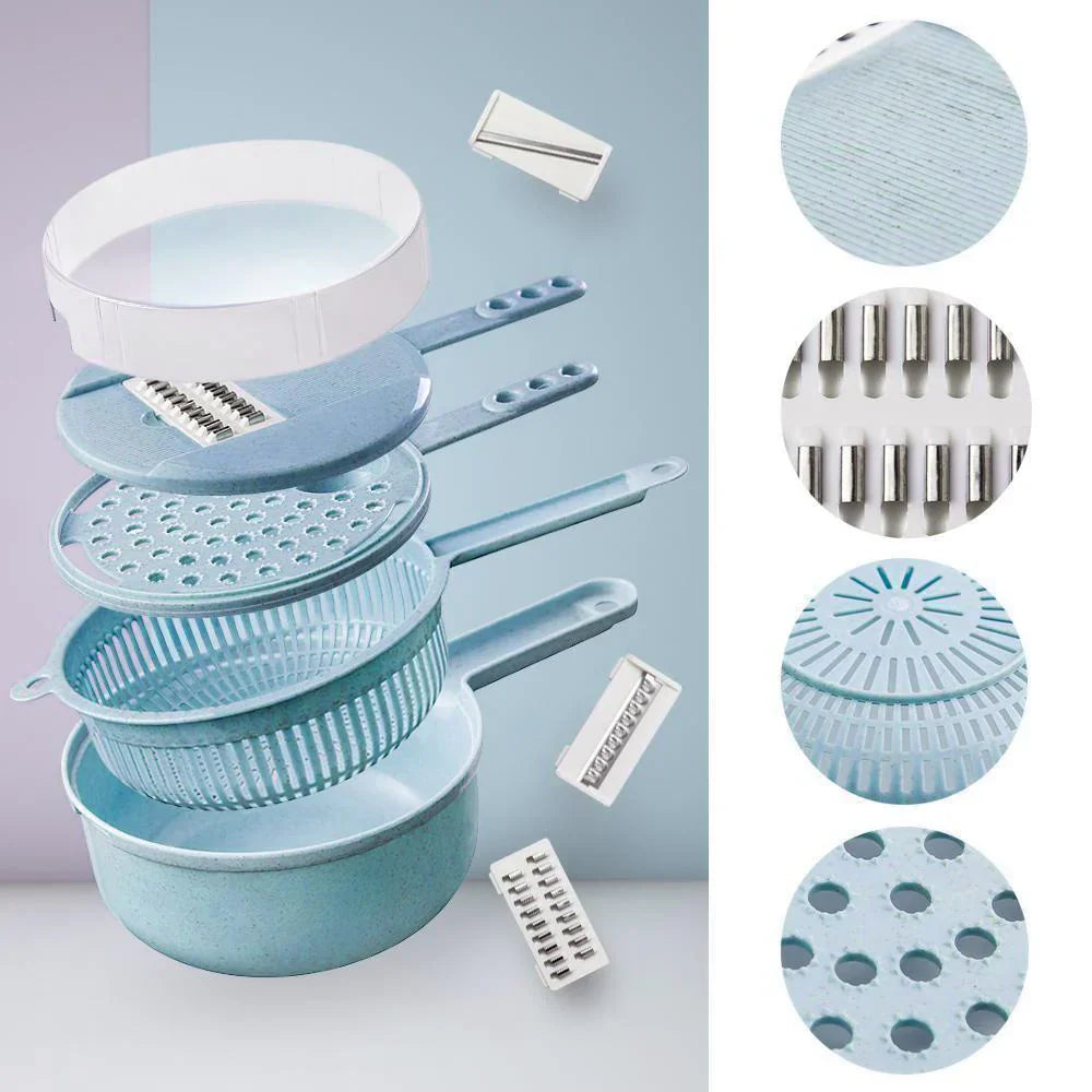9 - In-1 Multifunctional Vegetable Cutter Set