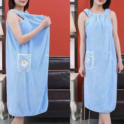 Comfortable 2 - In-1 Bathrobe - Perfect for Home & Spa!
