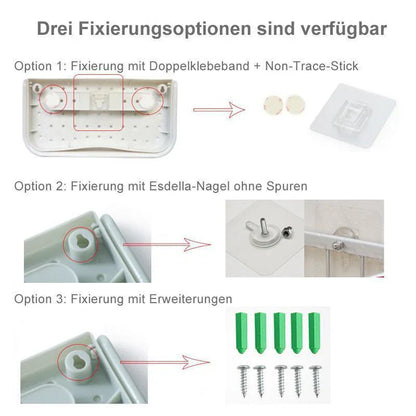 Wall Shelf for Shoes with Integrated Holder