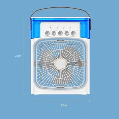 Compact Mini Cooler with Light and Timer