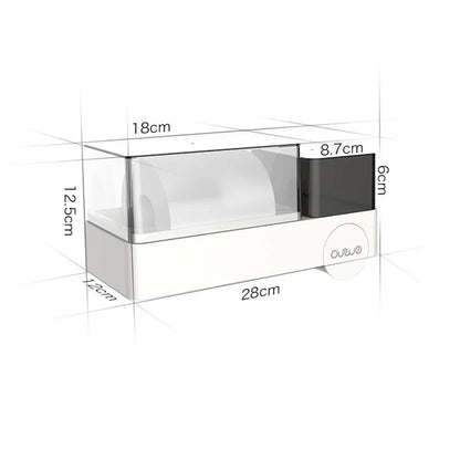 Wall - Mounted 3 - In-1 Bathroom Storage Box