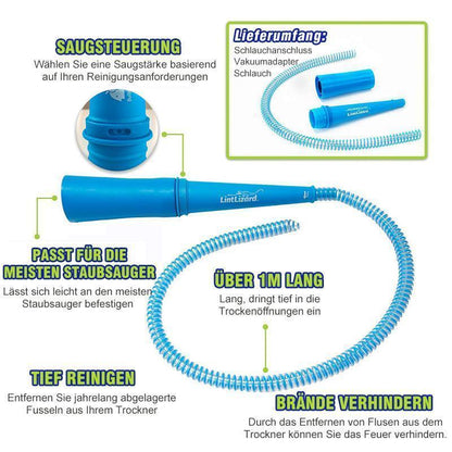 Airflow Cleaning Hose for Washing Machine & Tumble Dryer - Effective Lint Removal