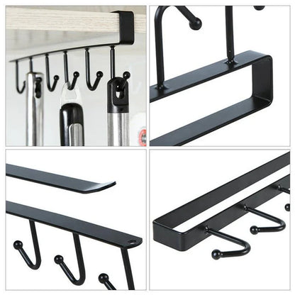 Space - Saving Hook Rack, 2 Pieces