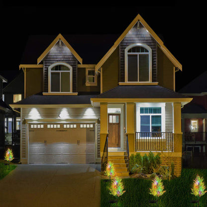 Solar - Powered Christmas Tree Garden Lights - Magical Lighting for Your Home!