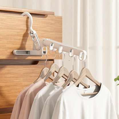 Foldable Travel Clothes Hanger for Space - Saving Storage