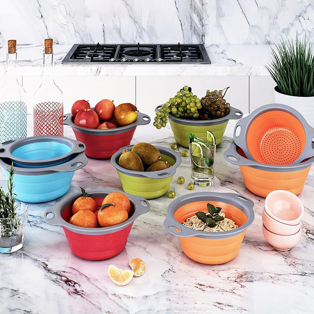 Silicone Folding Basket - Versatile, Space - Saving, Practical
