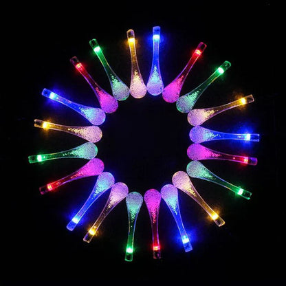 Solar Drop Light Chain - Atmospheric Lighting for Indoors & Outdoors