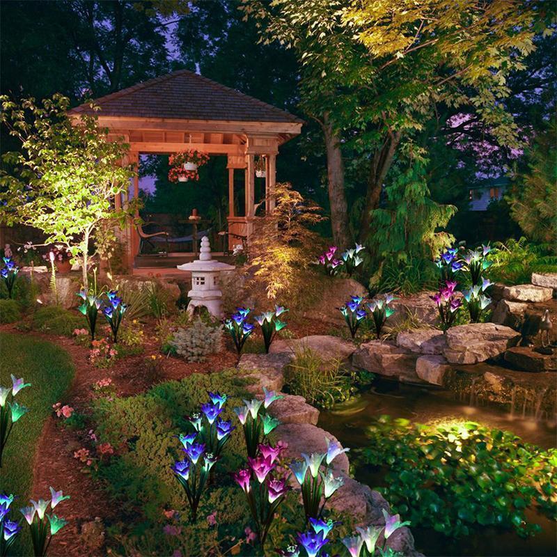 Solarlilies - Romantic Illuminated Flowers for Your Garden