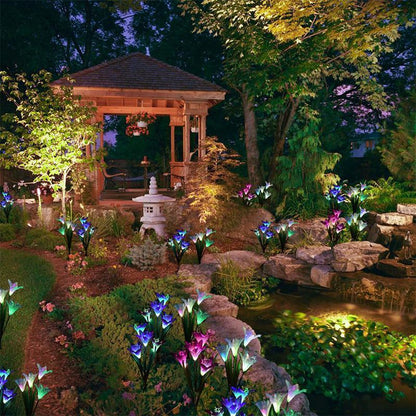 Solarlilies - Romantic Illuminated Flowers for Your Garden