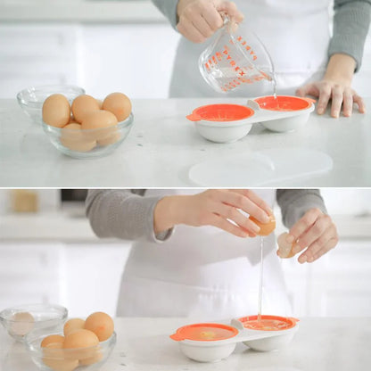Microwave Egg Cooker for Steamed Eggs - Perfect for a Quick Treat