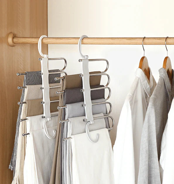 Space - Saving Multiple Trouser Rack