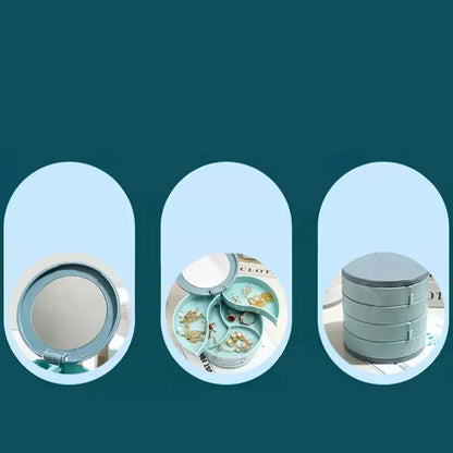 Rotatable Jewellery Storage Unit with Multiple Levels