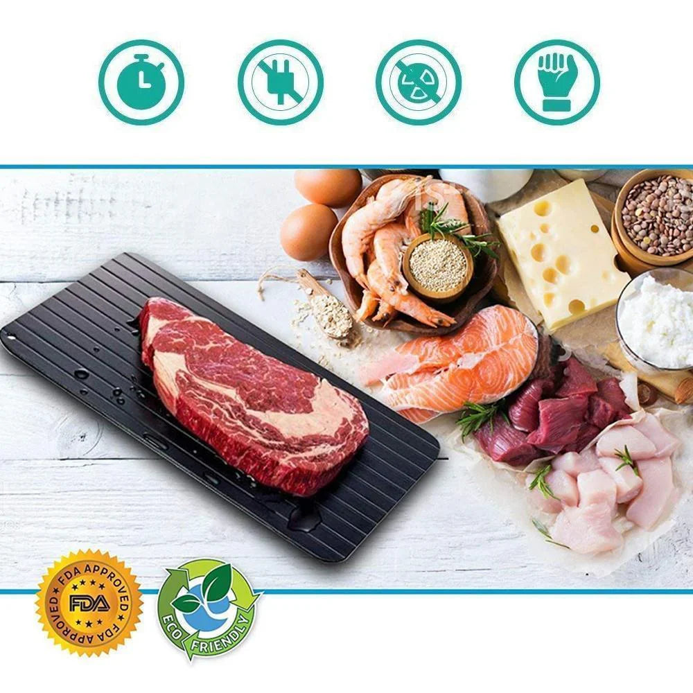 Quick Defrost Plate - Natural Defrosting in Minutes!