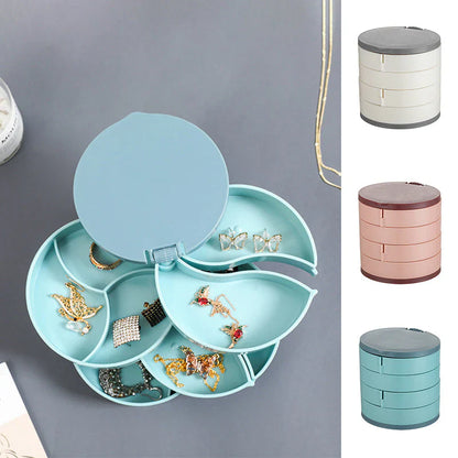 Rotatable Jewellery Storage Unit with Multiple Levels